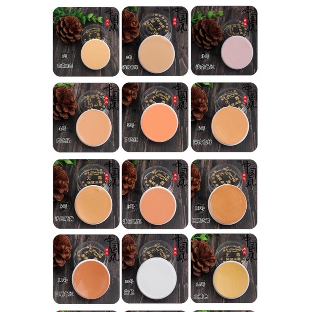 Phấn trang điểm opera màu sắc độc đáo dành cho mặt và cơ thể Huadan Clown Hallshidi.my10.6 | BigBuy360 - bigbuy360.vn