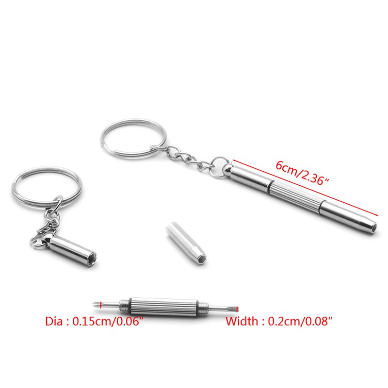Bộ tua vít sửa chữa mắt kính 10ms 3 trong 1 đa dụng