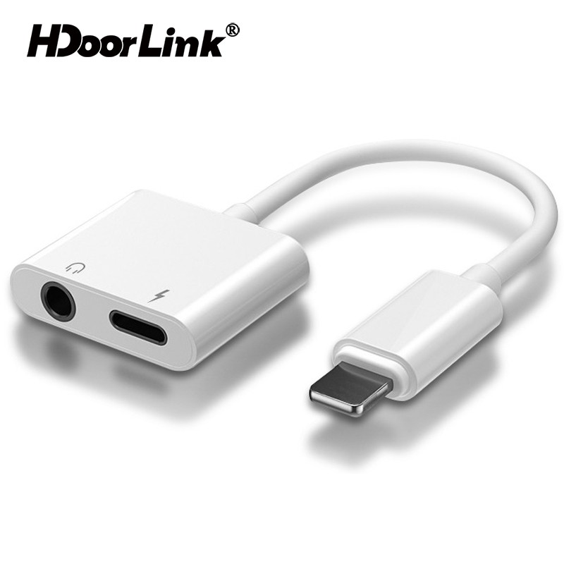 Cáp điều hợp âm thanh HdoorLink 3.5 mm 4 trong 1 hỗ trợ sạc/ nghe nhạc/ cuộc gọi