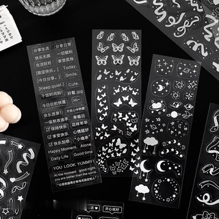 Set 3 tờ miếng dán trang trí nhật ký xinh xắn