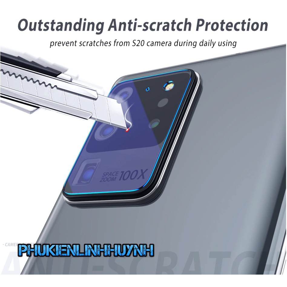 Samsung Galaxy S20 Ultra_Miếng dán cường lực bảo vệ camera trong suốt.