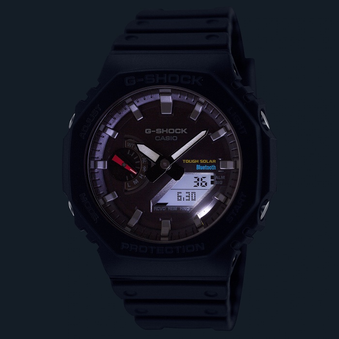 Đồng hồ Nam dây nhựa Casio G-Shock GA-B2100-1ADR chính hãng bảo hành 5 năm Pin trọn đời
