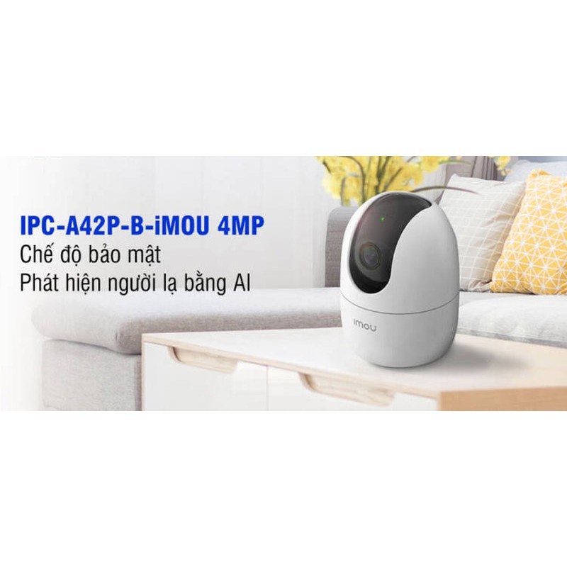 Camera Wifi IMOU IPC-A42P 4.0MP, cảnh báo chuyển động, hồng ngoại 10m, tính năng Wifi