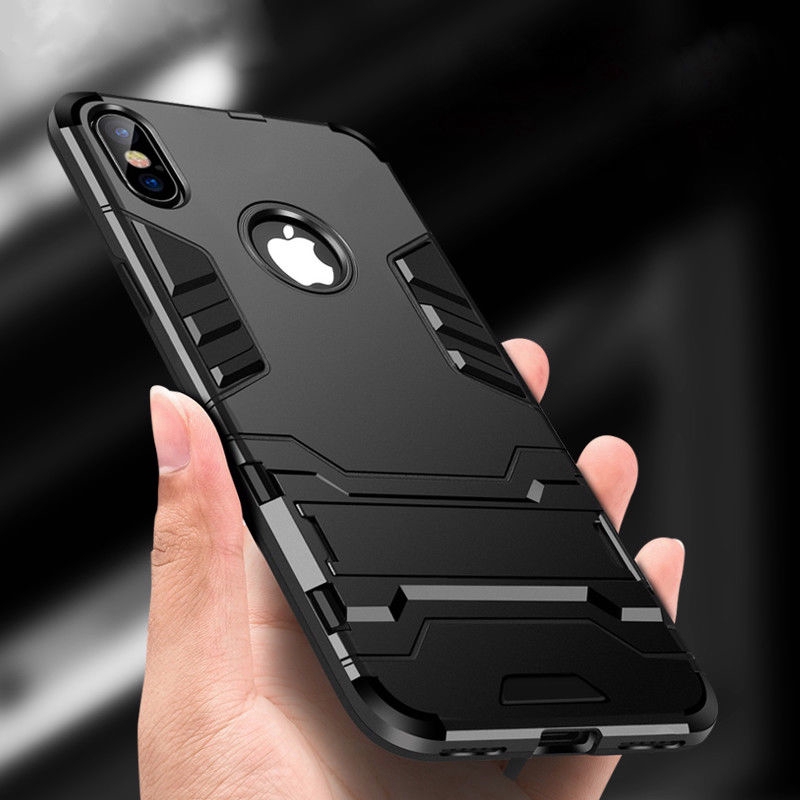 Ốp điện thoại cứng chống sốc thiết kiểu giáp bền đẹp cho iPhone 6/6S/6+/6S+/7/8/7+/8+/X