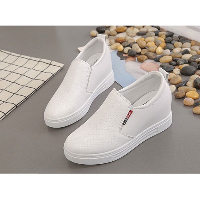 Giày Sneaker Độn Đế Nữ 6cm Mã H24 có video