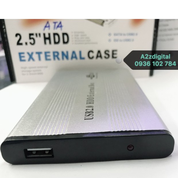 HỘP ĐỰNG Ổ CỨNG HDD 2.5 INCH ATA VỎ NHÔM CHO MÁY TÍNH | BigBuy360 - bigbuy360.vn