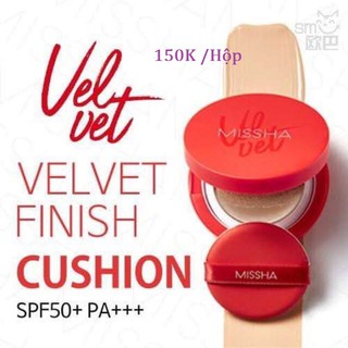 Phấn Nước Missha Velvet Finish Cushion SPF50+ PA+++ Độ Che Phủ Hoàn Hảo