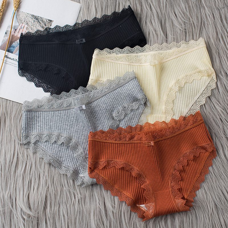 Quần Lót Cotton Thoáng Khí Gợi Cảm Cho Nữ