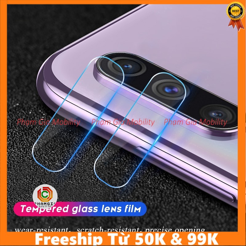 (có video) Bộ combo kính cường lực + camera cho Samsung Galaxy A10 A20 A30 A40 A50 A60 A70 M10 M20 M30