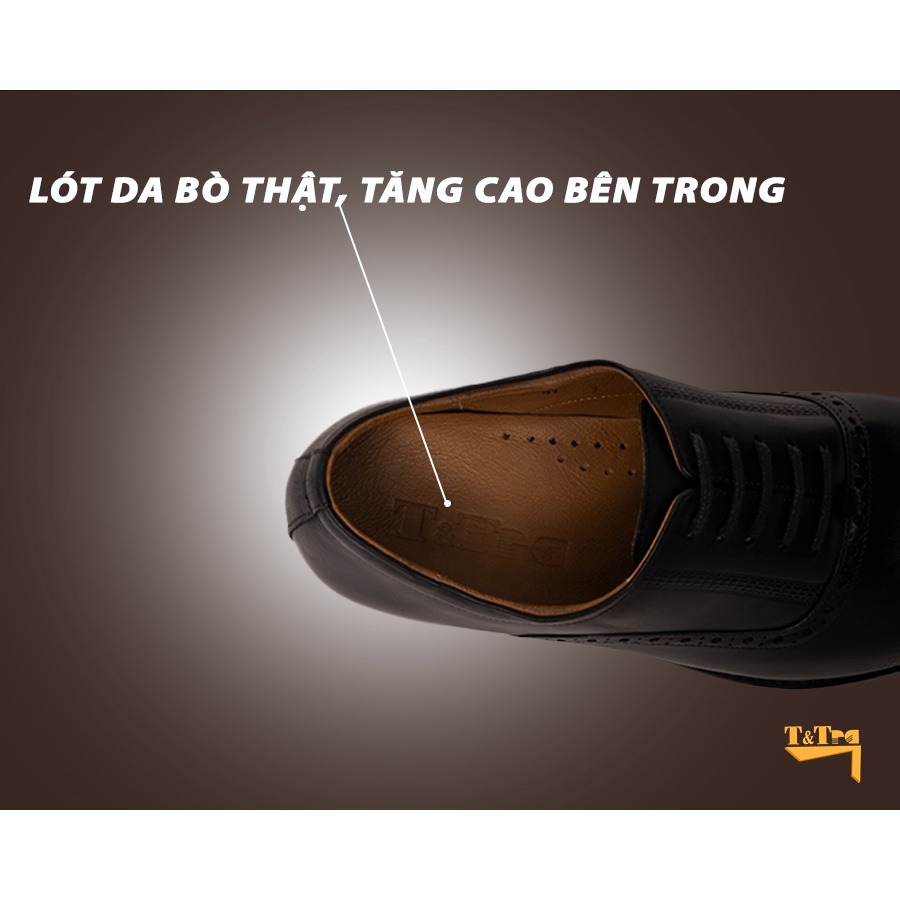 [ 6CM ] Giày Cao Nam T&amp;TRA A210Đ