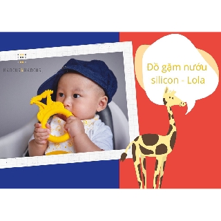 Đồ gặm nướu silicon cho bé Marcus & Marcus, từ 6 tháng - Lola