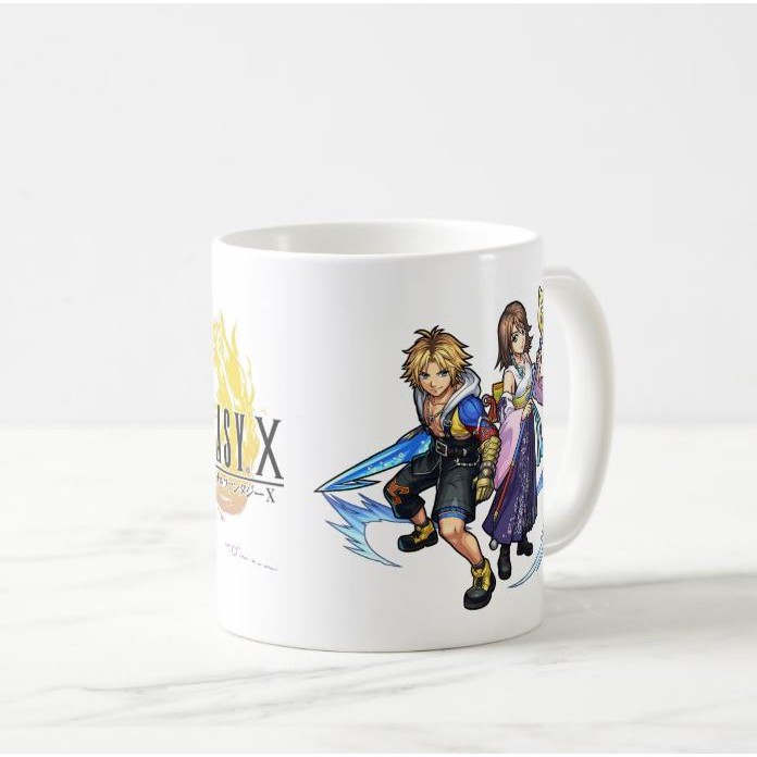 Cốc Sứ Uống Nước 11oz / 325ml Họa Tiết Final Fantasy X (Ffx) Series