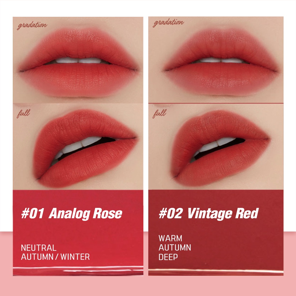 [Hàng mới về] Son tint Etude house 4g 5 màu sắc tùy chọn chất lượng cao 2021