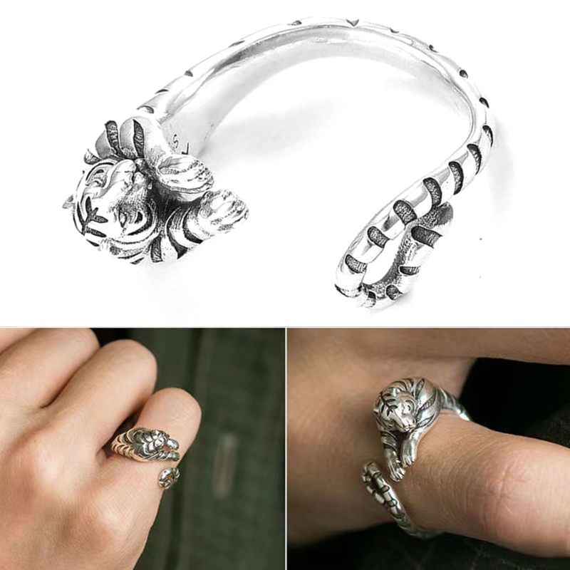 Nhẫn Hình Hổ Năm Mới Có Thể Điều Chỉnh Kích Cỡ Dành Cho Nữ
