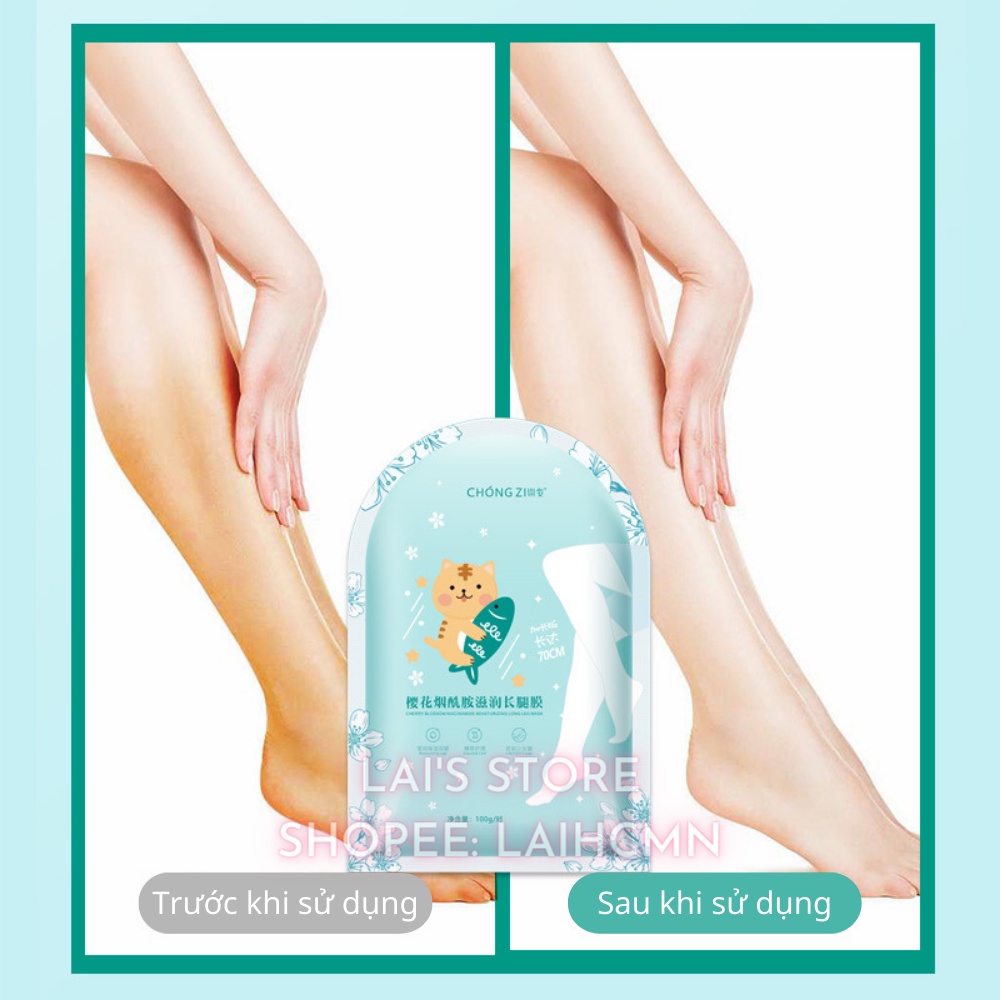 Mặt Nạ Tay Chân Mèo Chongzi (Phiên Bản Nâng Cấp) Chiết Xuất Hoa Anh Đào Ủ Tay Chân, Dưỡng Ẩm, Trắng Da, Tẩy Tế Bào Chết