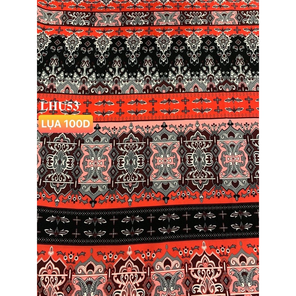 VẢI LỤA 100D HOA NHÍ - DÒNG VẢI THÔNG DỤNG - 1 MÉT X 1M5