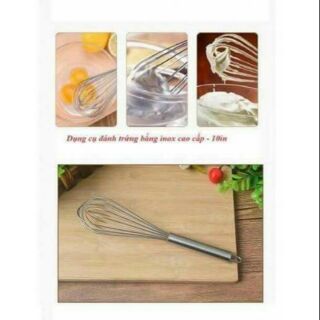 Dụng cụ đánh trứng- làm bánh bằng inox cao cấp