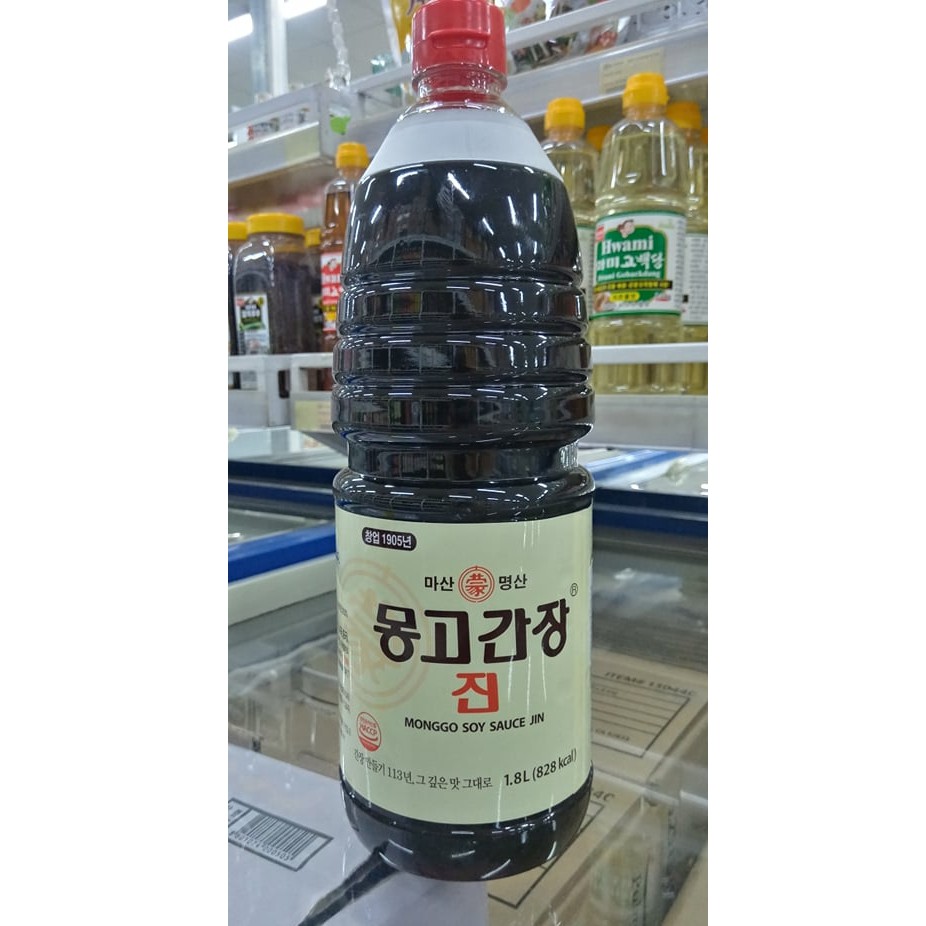 Xì dầu monggo jin hàn quốc 1,8l - 진간장