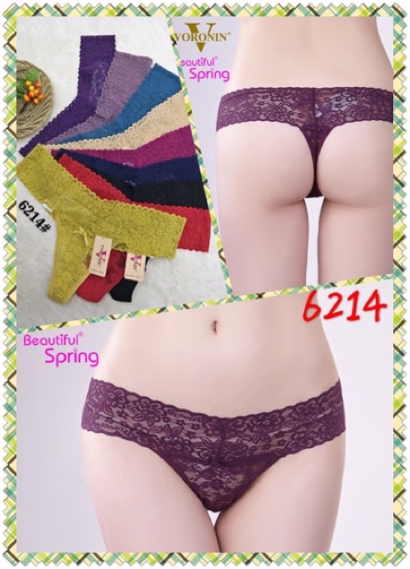QUẦN LỌT KHE REN SEXY 6214