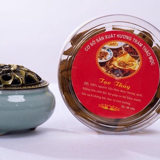 Trầm hương , Nụ trầm hương thảo mộc cao cấp 100% không hóa chất khử mùi hôi thối , tẩy uế , trừ tà, tăng vượng khí