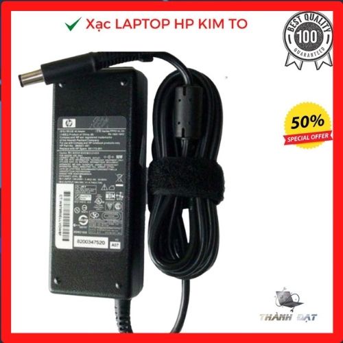 Sạc laptop Adater HP 19v-4.7a 18.5v-3.5a AkayStores chân tròn to có kim ở giữa - tặng kèm dây nguồn