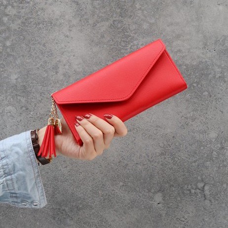 Ví nữ dài nhiều ngăn cầm tay cao cấp đẹp đựng tiền giá rẻ VD01 | BigBuy360 - bigbuy360.vn
