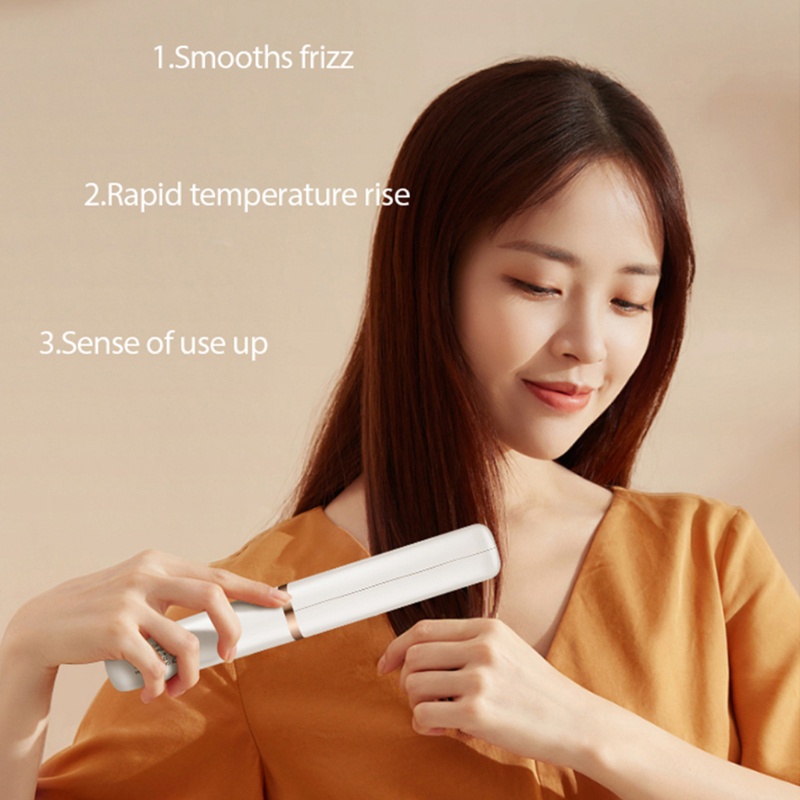 [Hàng mới về] Lược điện duỗi tóc thẳng công nghệ ion âm không dây