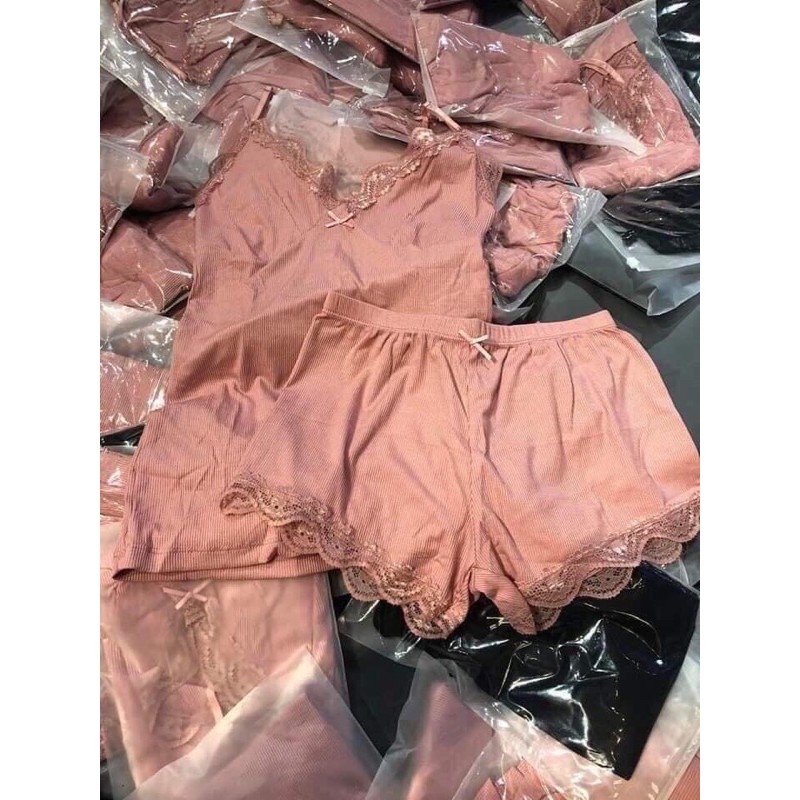 Bộ Ngủ Thun Tăm 2 Dây Quảng Châu | BigBuy360 - bigbuy360.vn