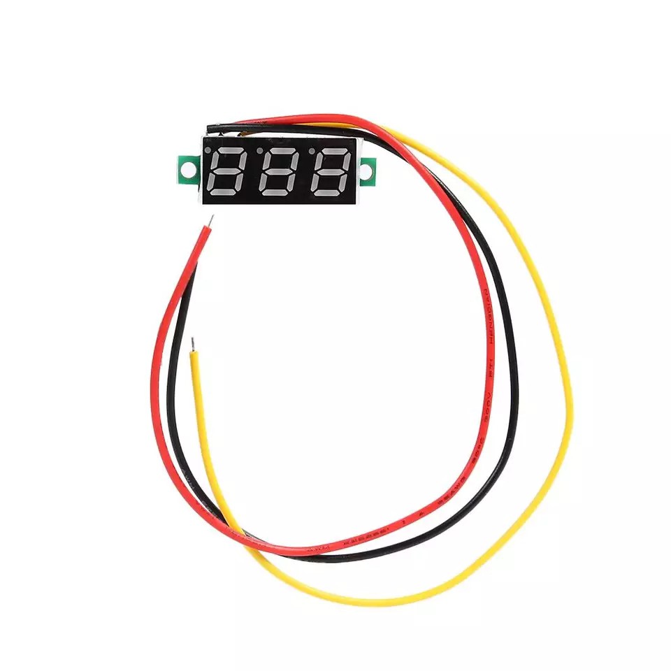 Vôn kế 3 dây đo điện kỹ thuật số DC 0 đến 100v 0.28inch
