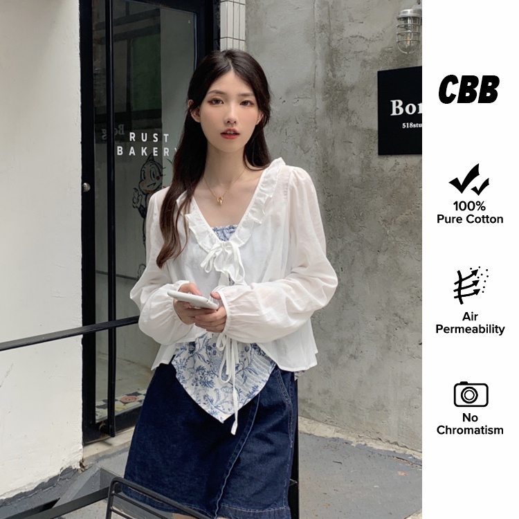 Porozi  Áo Khoác cardigan Tay Dài Viền Nấm Viền Ren Chống Nắng Phong Cách Hàn Quốc Cho Nữ