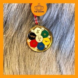 Vòng cổ Om Mani Padme Hum dây đỏ