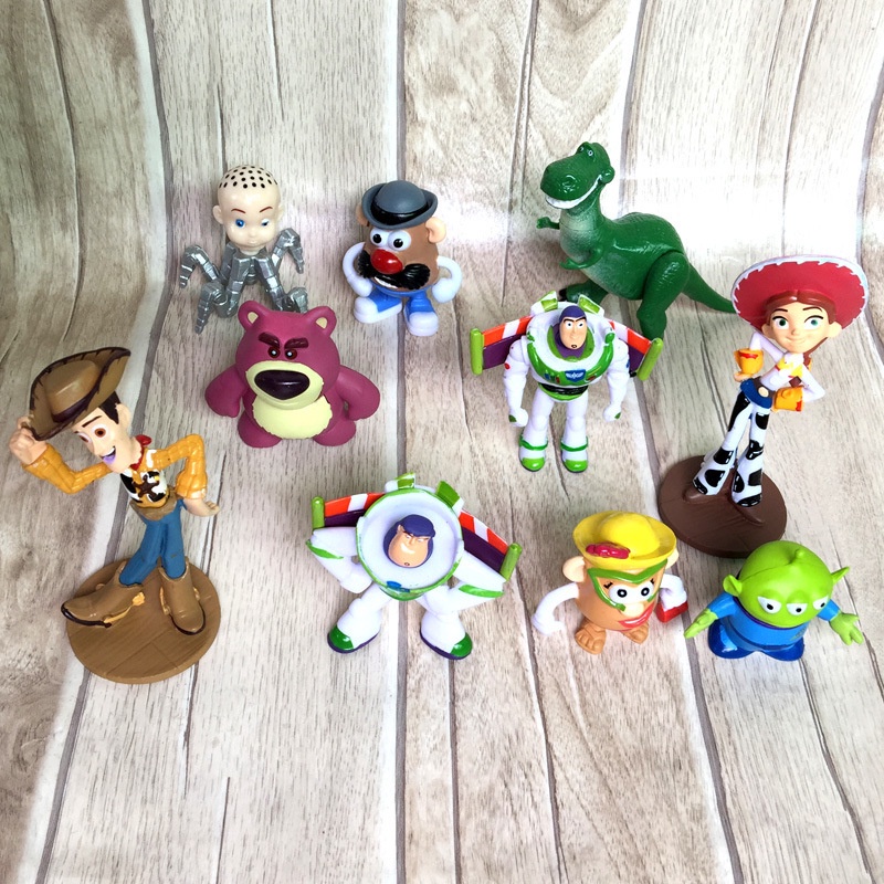Mô Hình Nhân Vật Woody Buzz Lightyear Phim Toy Story 10 Kiểu Trang Trí Bánh Kem XLI1