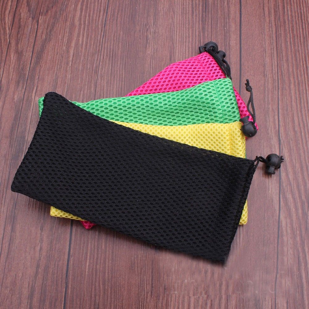 Túi vải lưới đựng mắt kính có lớp lót và dây rút tiện dụng