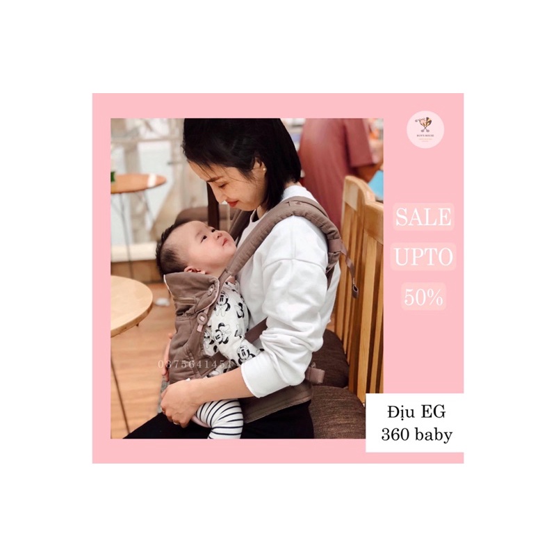 Địu trợ lực cho bé