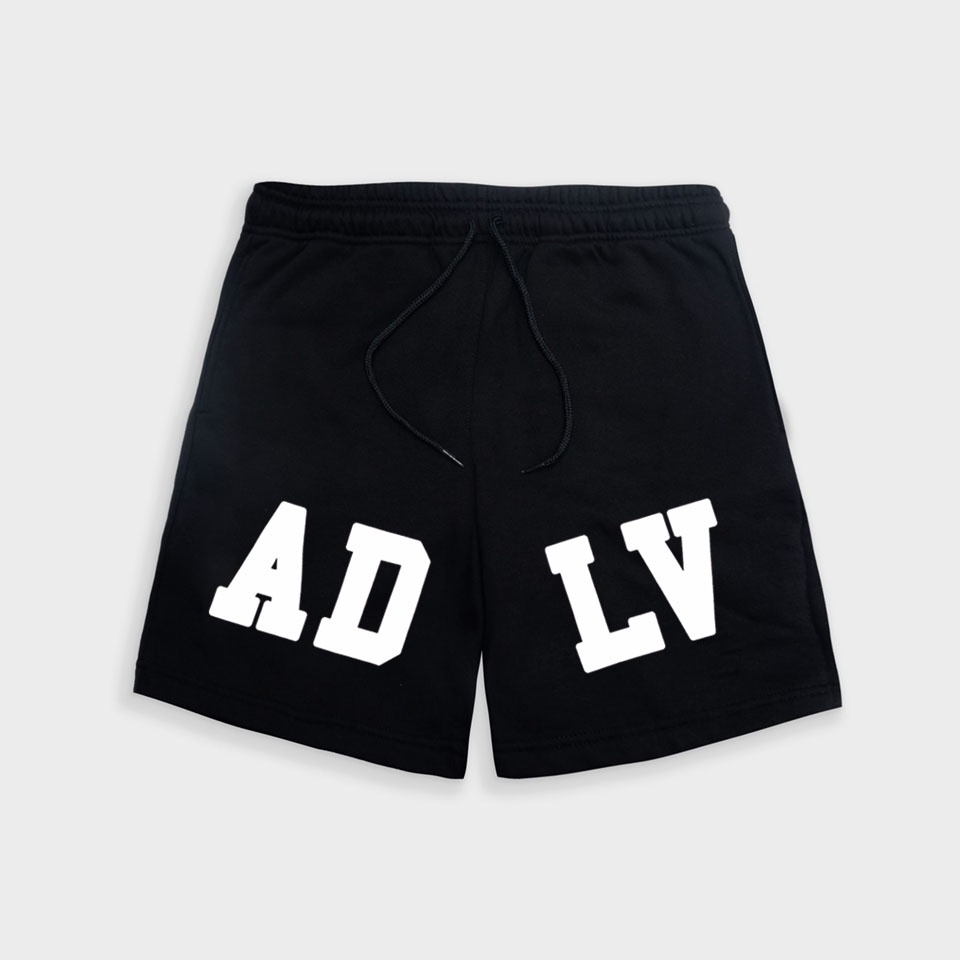 Quần short ADLV nỉ cotton, Quần nam nữ unisex (M85)