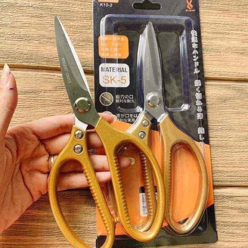 Kéo Nhật đa năng SK5, cắt xương gà,thịt, siêu bền(cán thép không gỉ)