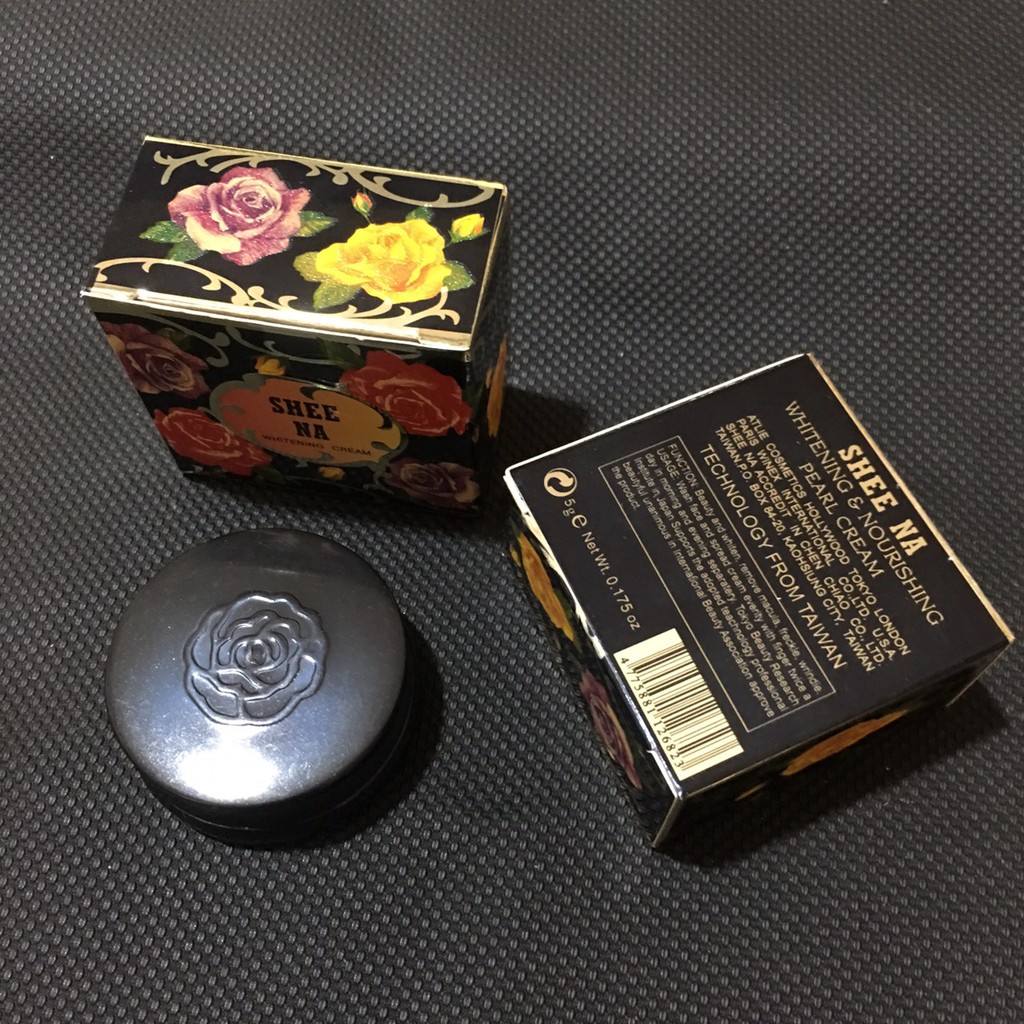 Kem dưỡng trắng da bông hồng đen Shee Na Whitening Cream 5g
