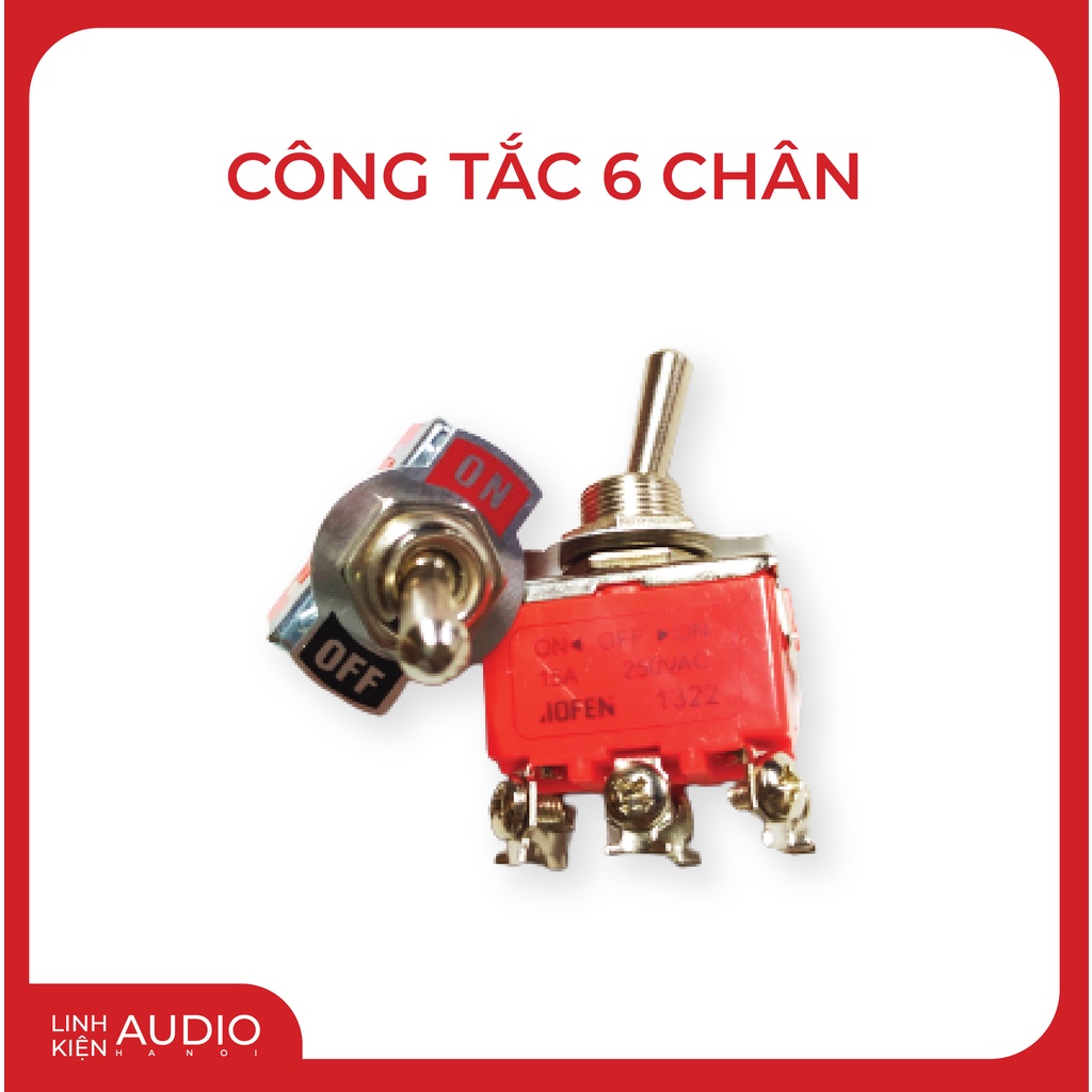 Công tắc gạt chống nước ON/OFF 15A/250V loại 2 chân - 6 chân ON/OFF/ON