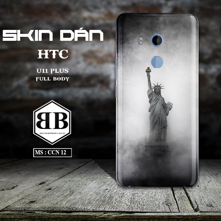 Dán Skin HTC U11 Plus Keo Dán Chuẩn 3M dùng thay ốp lưng vạn người mê