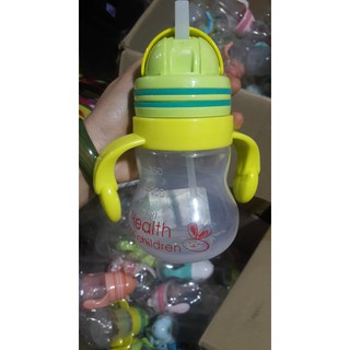 Bình tập uống nước Health The Children 350ml cho bé yêu