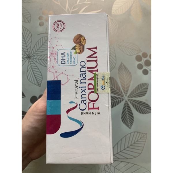 CANXI NANO FORMUM hộp 30 viên- Bổ sung canxi và vitamin D3, giảm nguy cơ thiếu canxi ở phụ nữ có thai và cho con bú