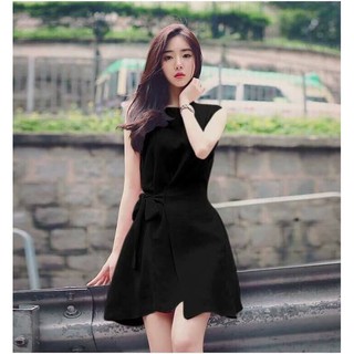 Váy vạt lệch thắt eo xinh xắn