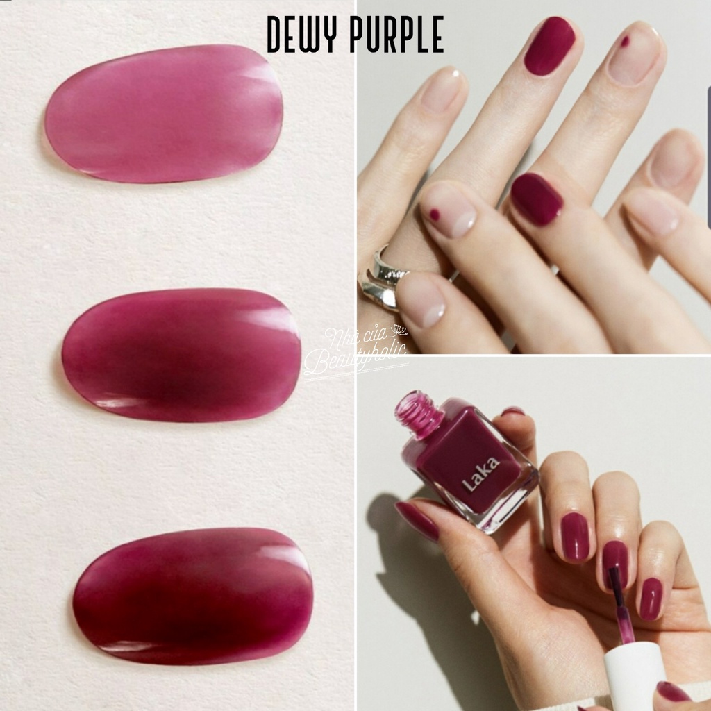 Bộ sưu tập sơn móng tay LAKA GLASSY NAIL COLOR