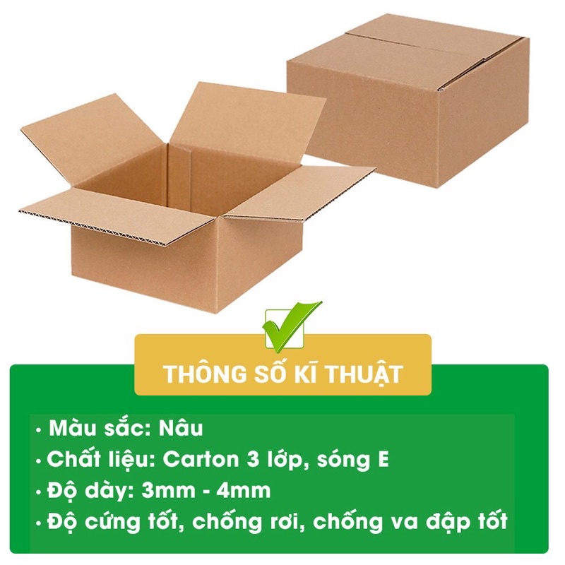 Thùng carton size 35x25x15 - bộ 10 hộp giấy đóng hàng
