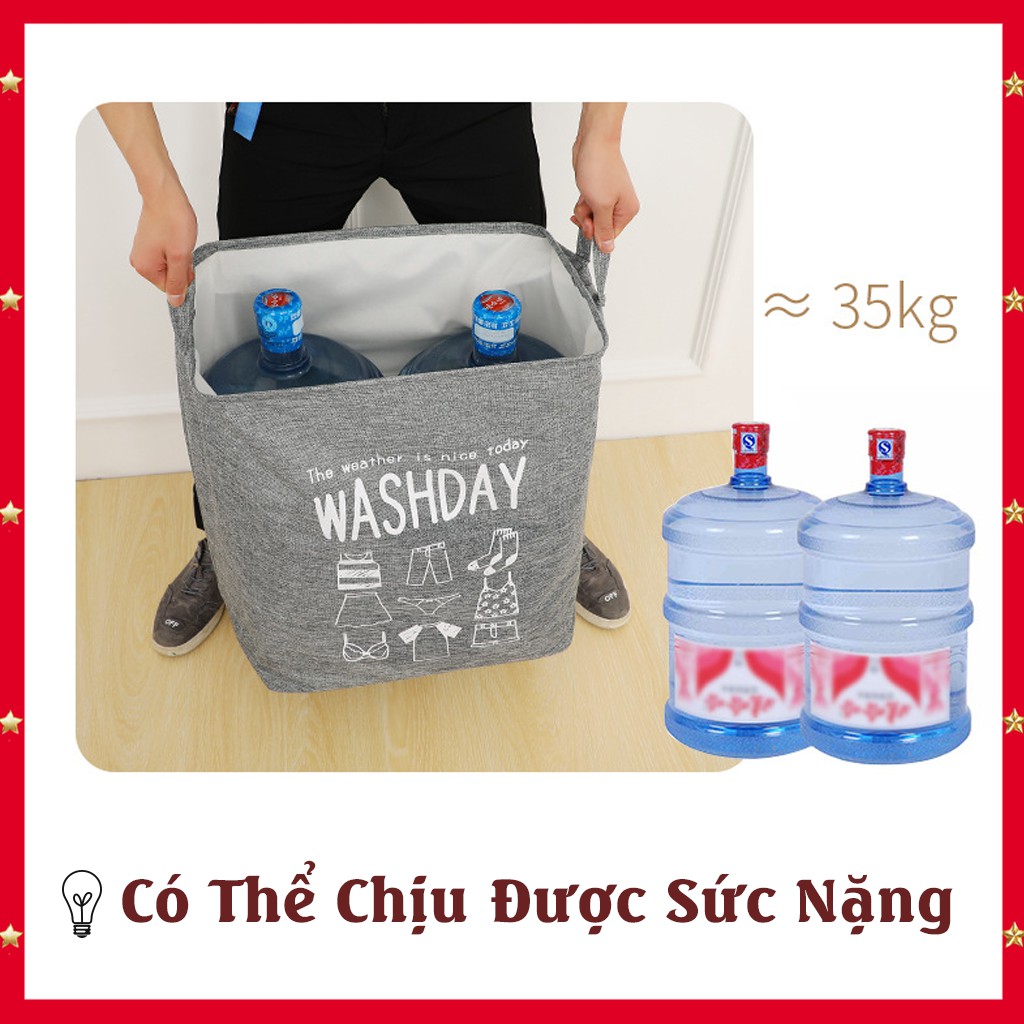 [SALE MẠNH] Túi Đựng Quần Áo Chăn Màn WASHDAY, Khay Xếp Quần Áo Khung Thép Siêu Bền