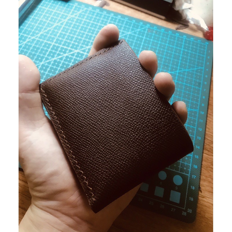 Ví da handmade size mini nhỏ gọn, hàng khâu tay 100%