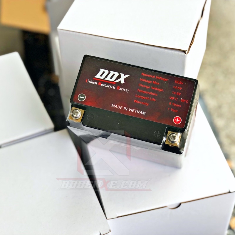 Ắc Quy Pin Lithium DDX Dòng Xả Cao 200CCA - 250 CCA