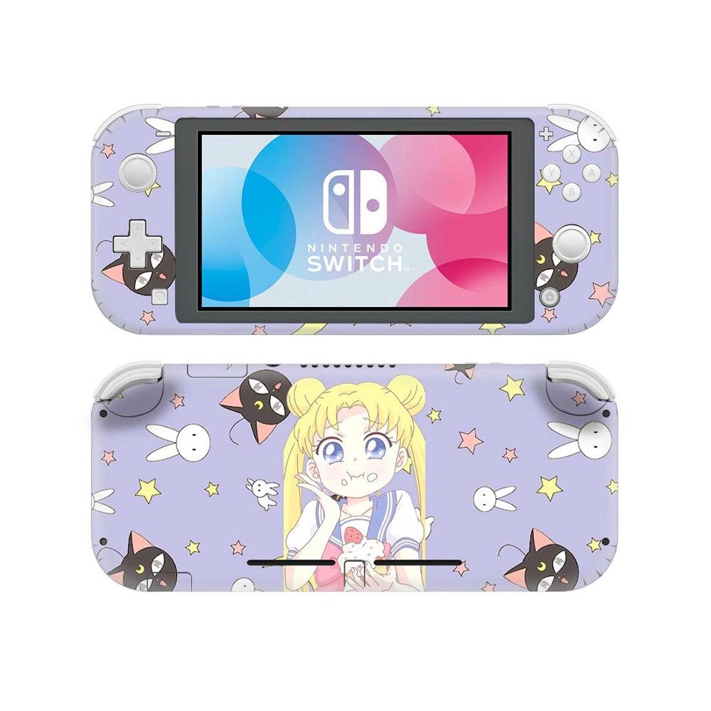 Miếng Dán Bảo Vệ Máy Chơi Game Nintendo Switch Lite Hình Anime Thủy Thủ Mặt Trăng Xinh Xắn Lite