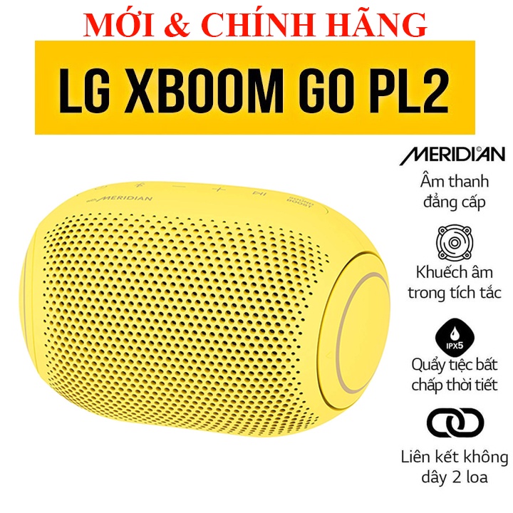 [Mã ELHACE giảm 4% đơn 300K] Loa Bluetooth Chống nước LG XBOOM Go PL2, GO2