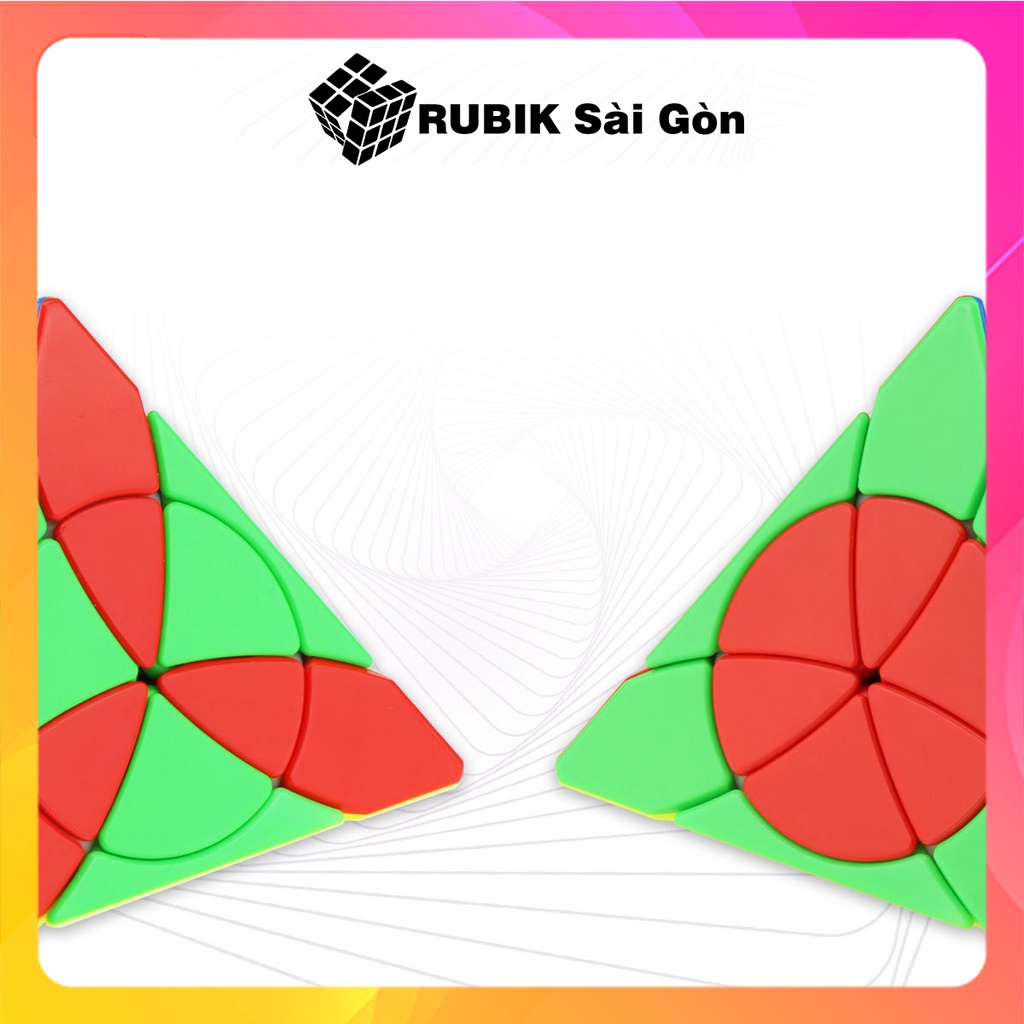 Rubik Biến Thể Tam Giác Petal Pyraminx Cube Rubic YongJun Yulong Kim Tự Tháp Bông Hoa YJ Đẹp Xoay Trơn Mượt Cực Khó